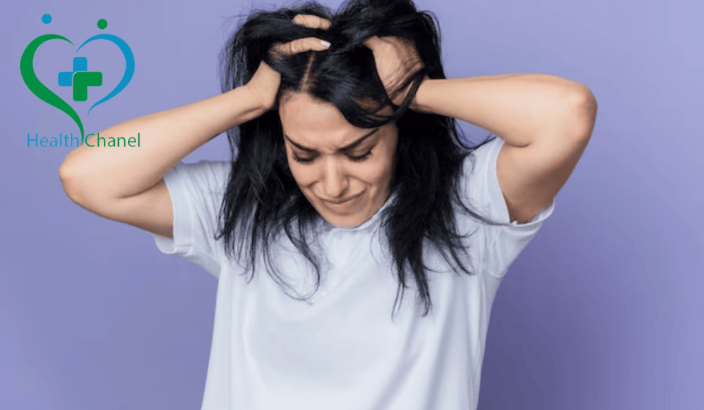 Symptoms of hair loss due to stress