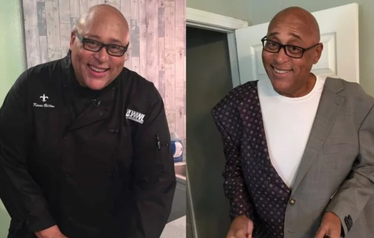 Kevin Belton showcasing his weight loss transformation after losing over 130 pounds